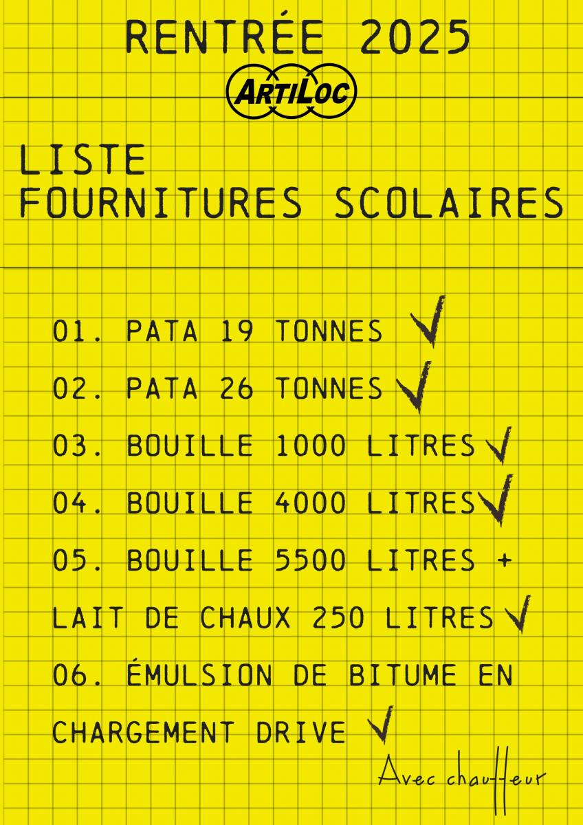 C’est la rentrée chez Artiloc ! 
